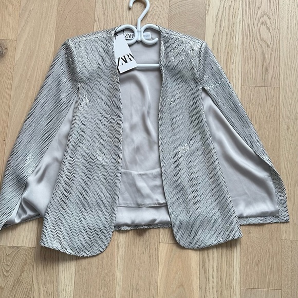 Blazer sequin cape XS zara - Picture 1 of 1